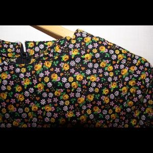 Handmade Vintage floral Maxi dress